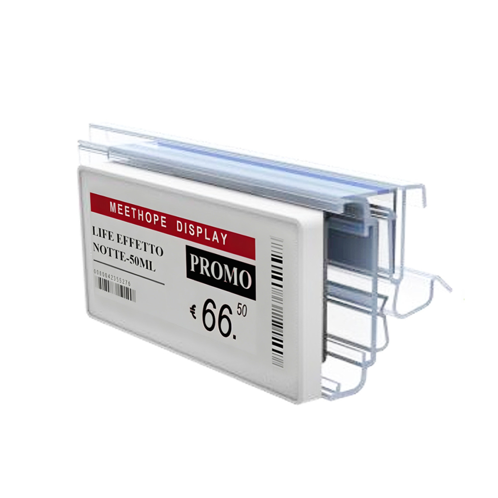 Retail E-Ink Display Mounts — Shelf, Price Tag & ESL Holders for Supermarkets | REE Series