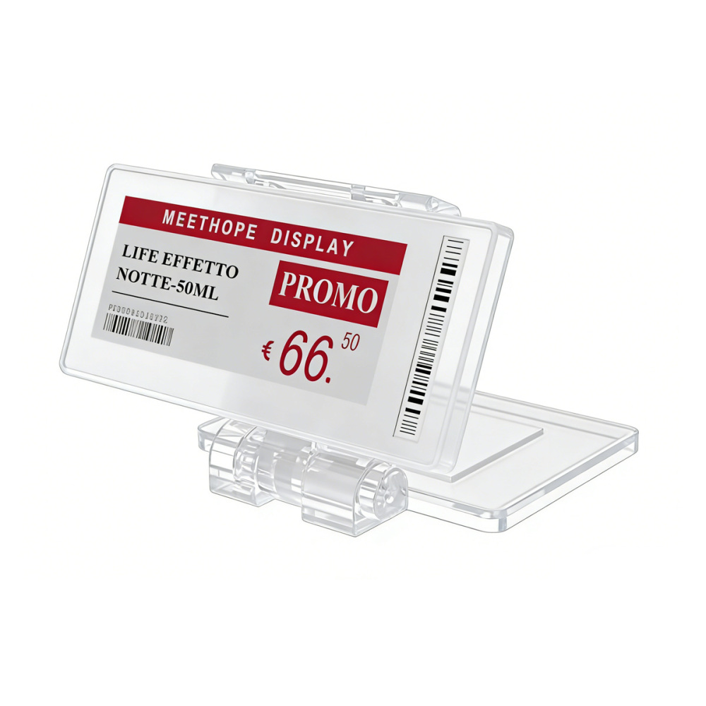 Retail E-Ink Display Mounts — Shelf, Price Tag & ESL Holders for Supermarkets | REE Series