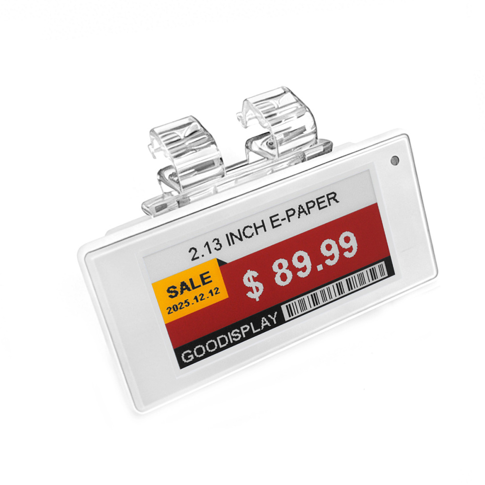 Retail E-Ink Display Mounts — Shelf, Price Tag & ESL Holders for Supermarkets | REE Series