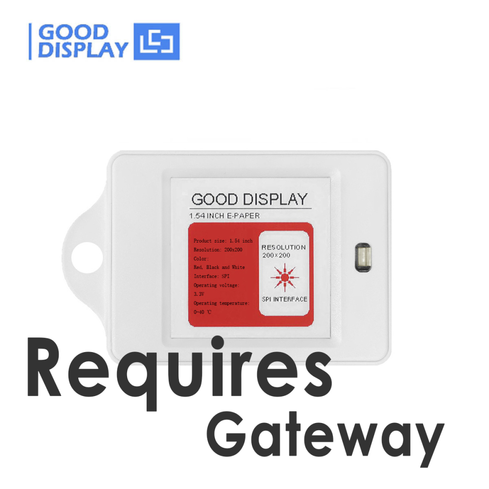 1.54-Inch Color Digital Price Tag | Electronic Shelf Label with Smartphone App Control, ET0154