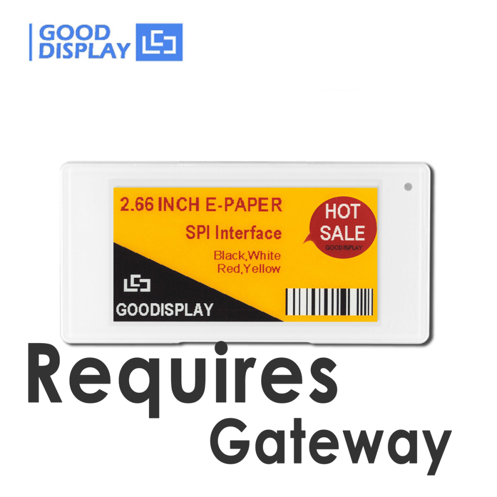 2.66-Inch Color E Ink Display ESL | Smart Retail Automation, Energy-Efficient E-Paper Tablet, ET0266