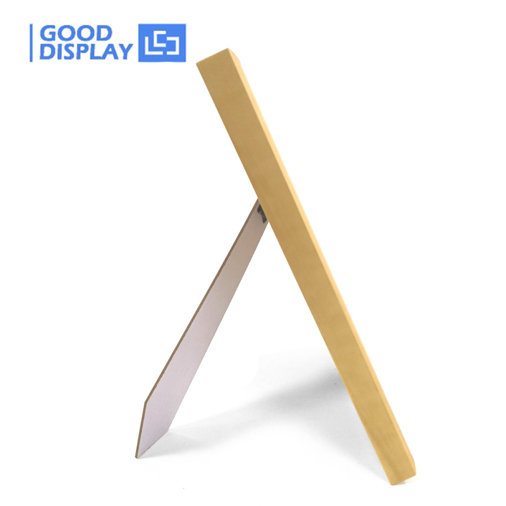 Wooden Digital Photo Frame with E Ink Spectra 6 Color Display 13.3 Inch 1600x1200 HD E-Paper, GDP133EW1