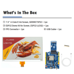 EPD with ESP32 Demo Kit
