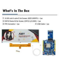 EPD with ESP32 Demo Kit