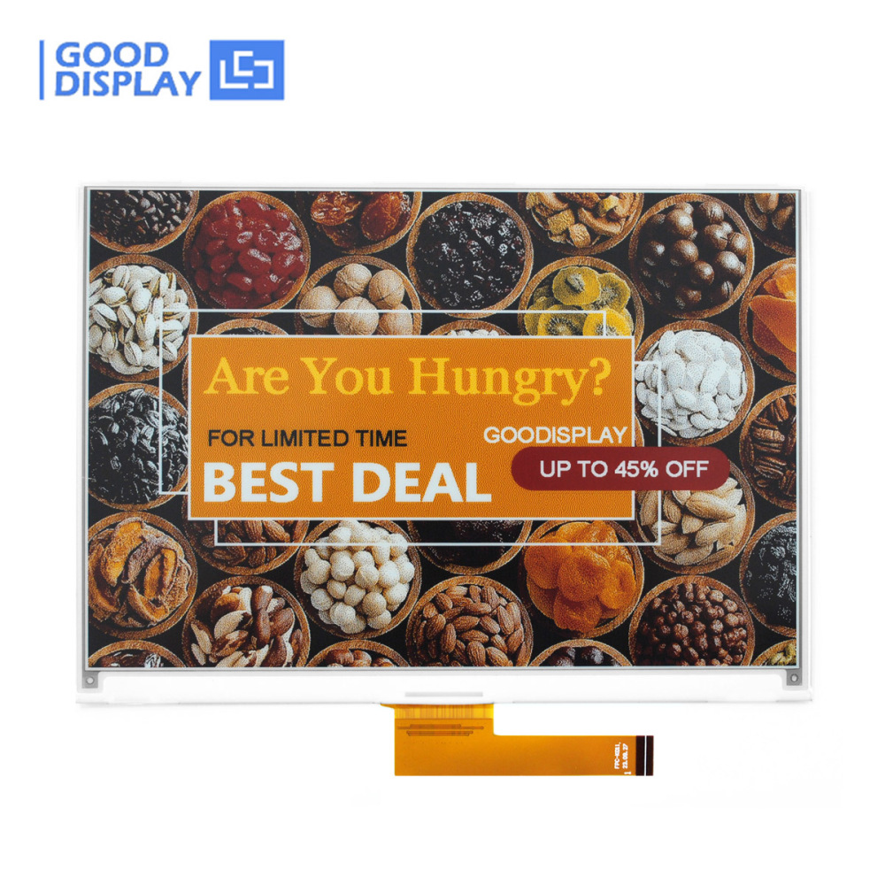 4-Color E-Paper Display 9.7-inch 960×672 12s Fast Refresh SPI Interface E-Ink Panel, GDEY097F91