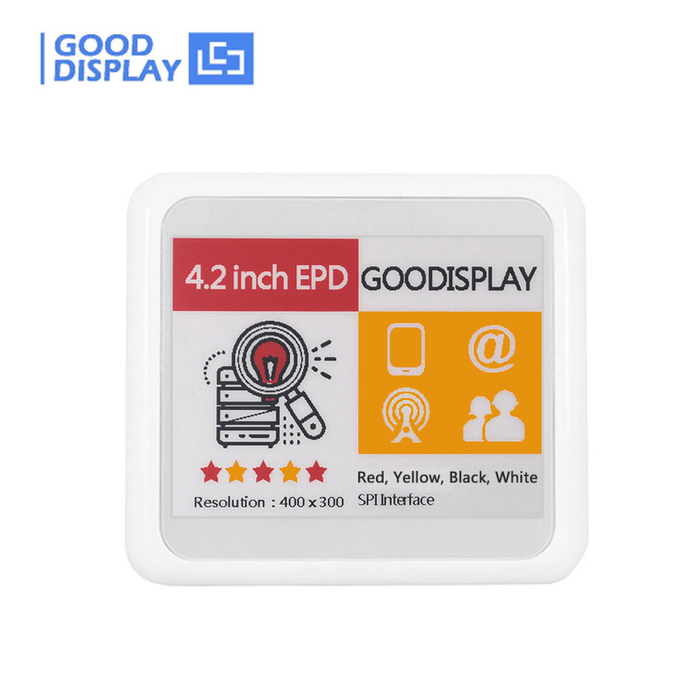4.2 inch Wireless E-ink Display Passive NFC Color E-Paper Screen Label ESL , No Battery, GDN042F