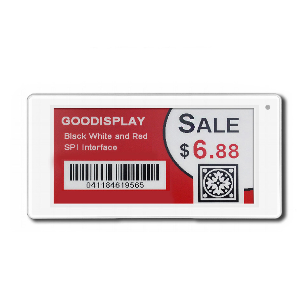 3.5" E Ink ESL Bluetooth 5.0 Wireless, Smart Retail Automation | Energy-Efficient E-Paper Digital Tag | Custom Displays, ET0350