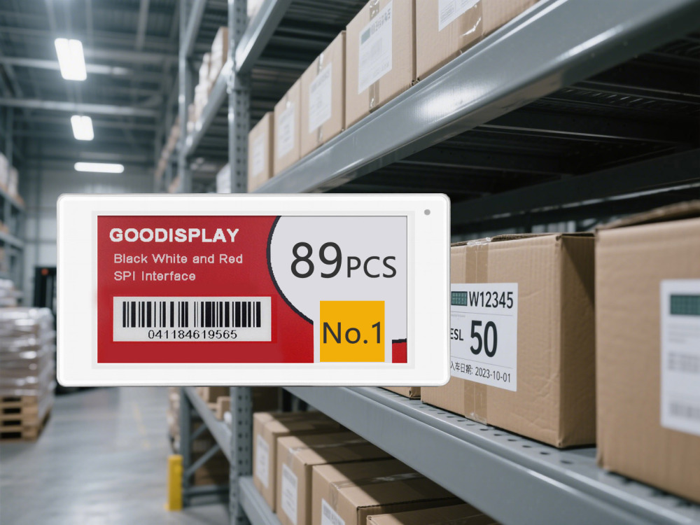3.5" E Ink ESL Bluetooth 5.0 Wireless, Smart Retail Automation | Energy-Efficient E-Paper Digital Tag | Custom Displays, ET0350