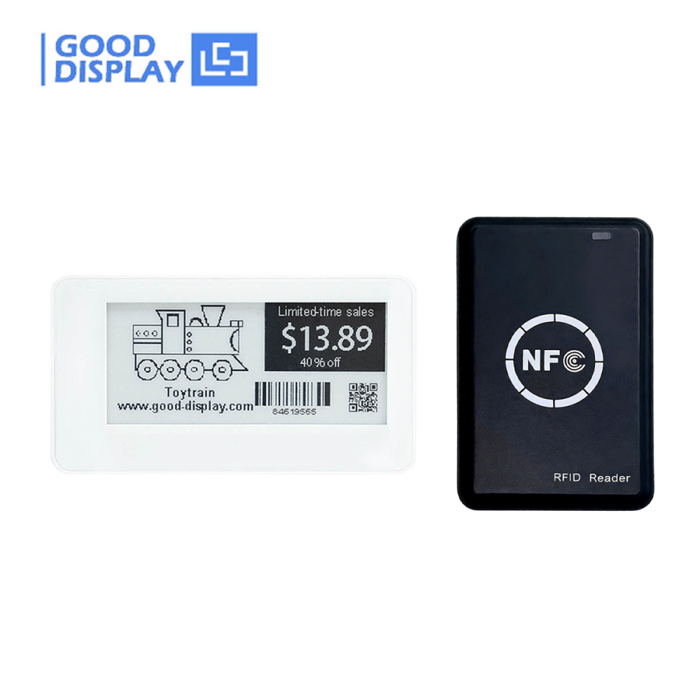 2.9-Inch NFC-Powered E-Paper Display | Wireless, Battery-Free ESL, GDN029BW