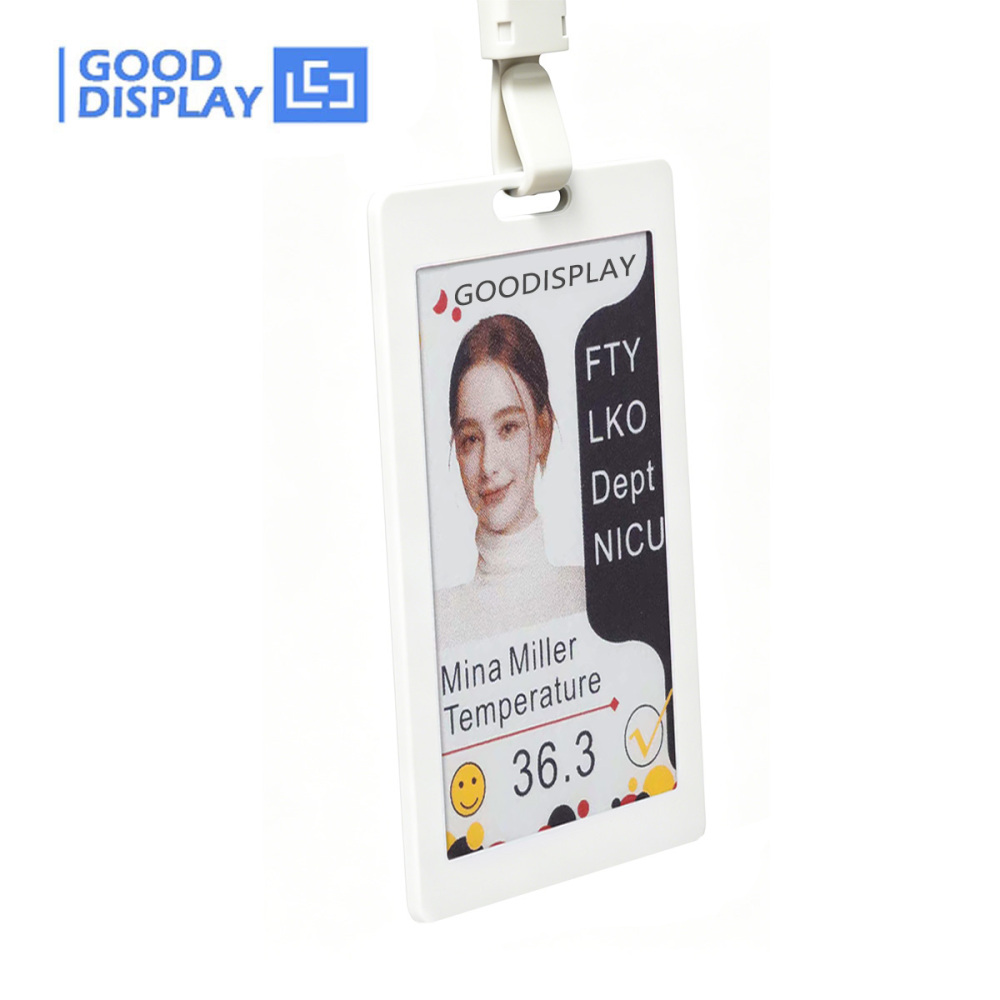 Battery-Free, Full-Color NFC Electronic Paper Badge | 3.7" 4-Color ePaper, Update on Tap, DMN037FW