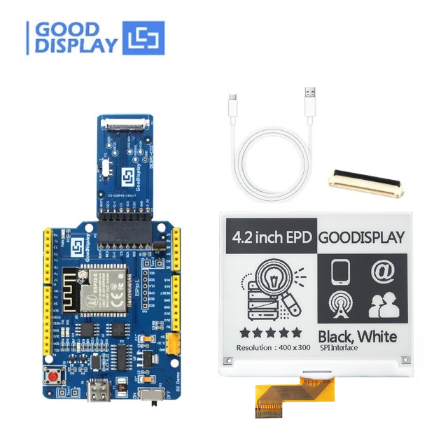 4.2 inch e-ink panel SPI interface 4 Grayscale buy e-paper display Customizable 2s Fast Refresh, GDEY042T81