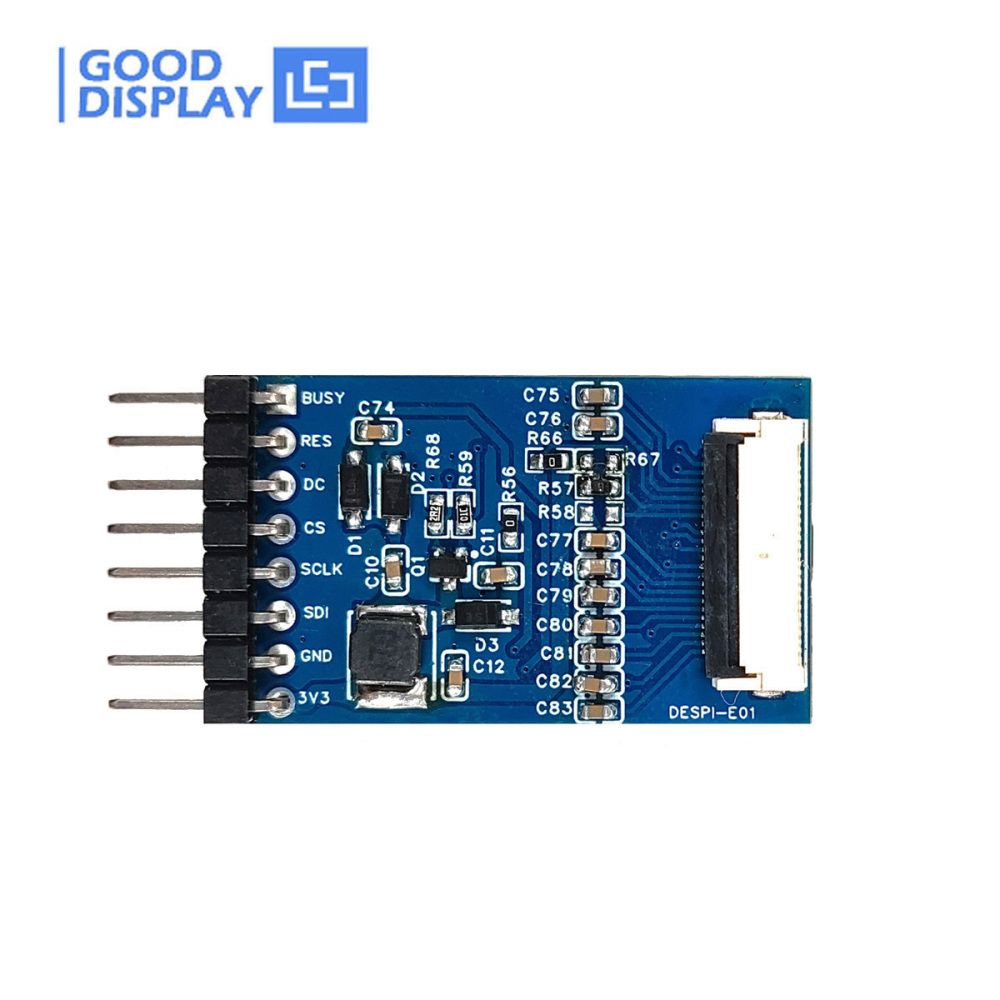 1.69" E-Ink Display Adapter Board Drives Spectra 6 E-Paper HAT for STM32, Arduino DESPI-C169