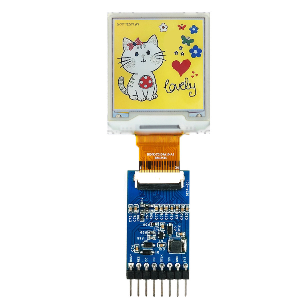 1.69" E-Ink Display Adapter Board Drives Spectra 6 E-Paper HAT for STM32, Arduino DESPI-C169