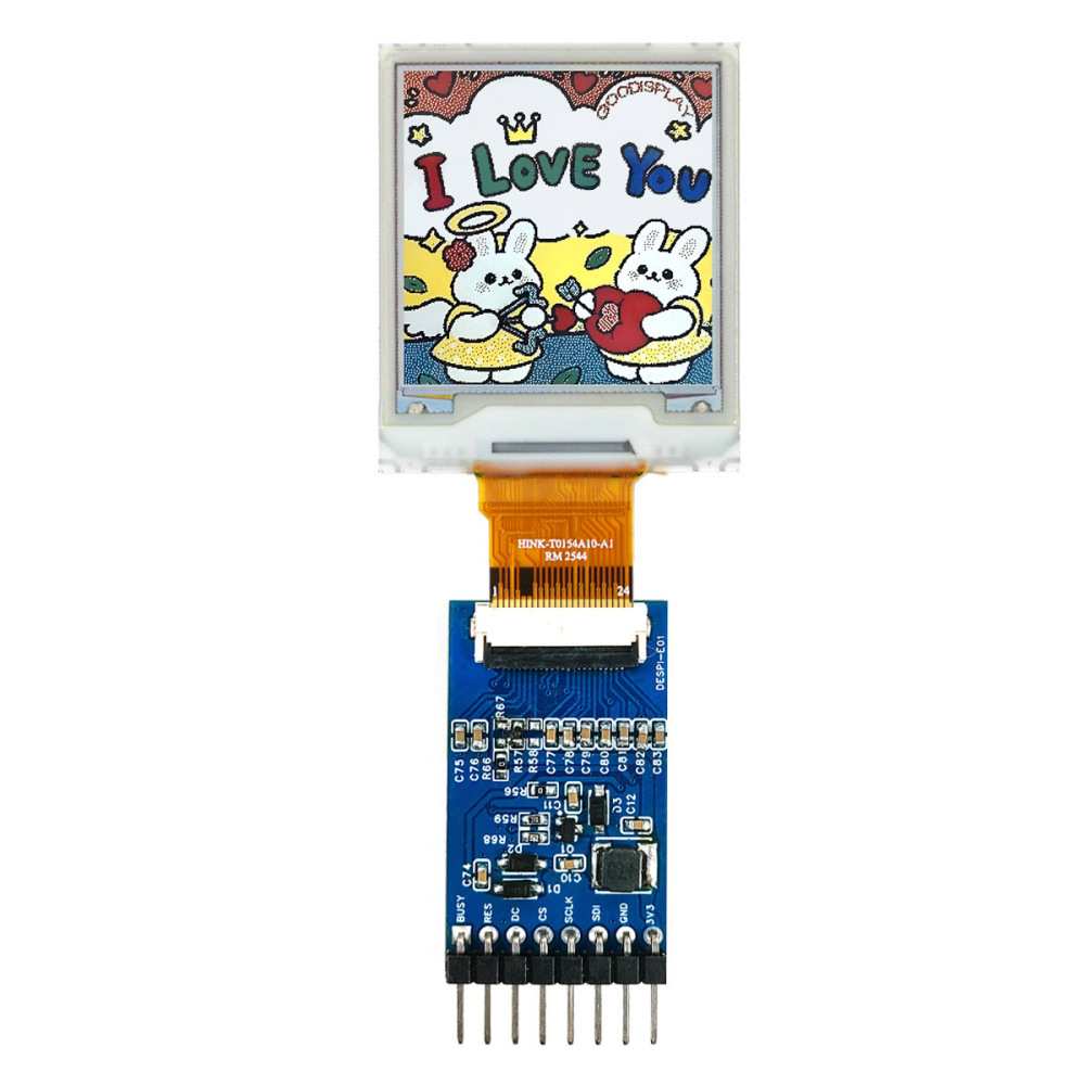 1.69" E-Ink Display Adapter Board Drives Spectra 6 E-Paper HAT for STM32, Arduino DESPI-C169