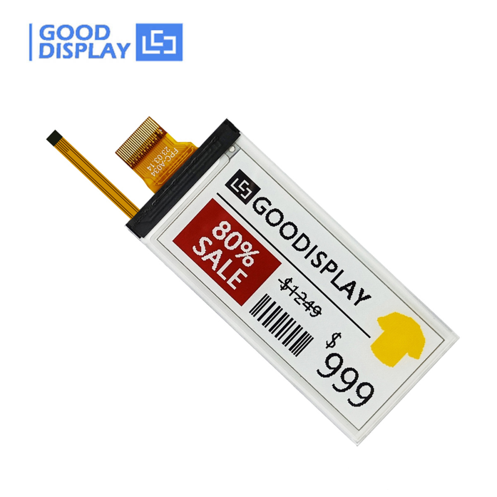 2.9" E Ink Display Front Light 800x480 Resolution Low Power SPI Interface, GDEY029F52-FL03