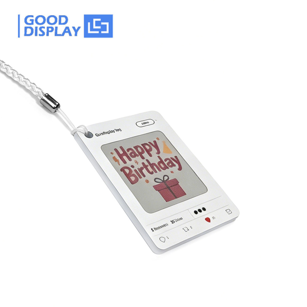 3mm ultra-thin 1.54" Battery-Free NFC E-Paper Display Tag 4-Color 200×200 GDP0154NF2