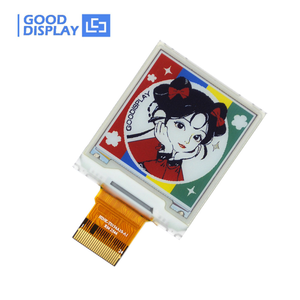 1.54 Inch 6-Color E-Ink Display Module 220PPI Ultra Low Power E6 Electronic Ink Screen, GDEH0154E01