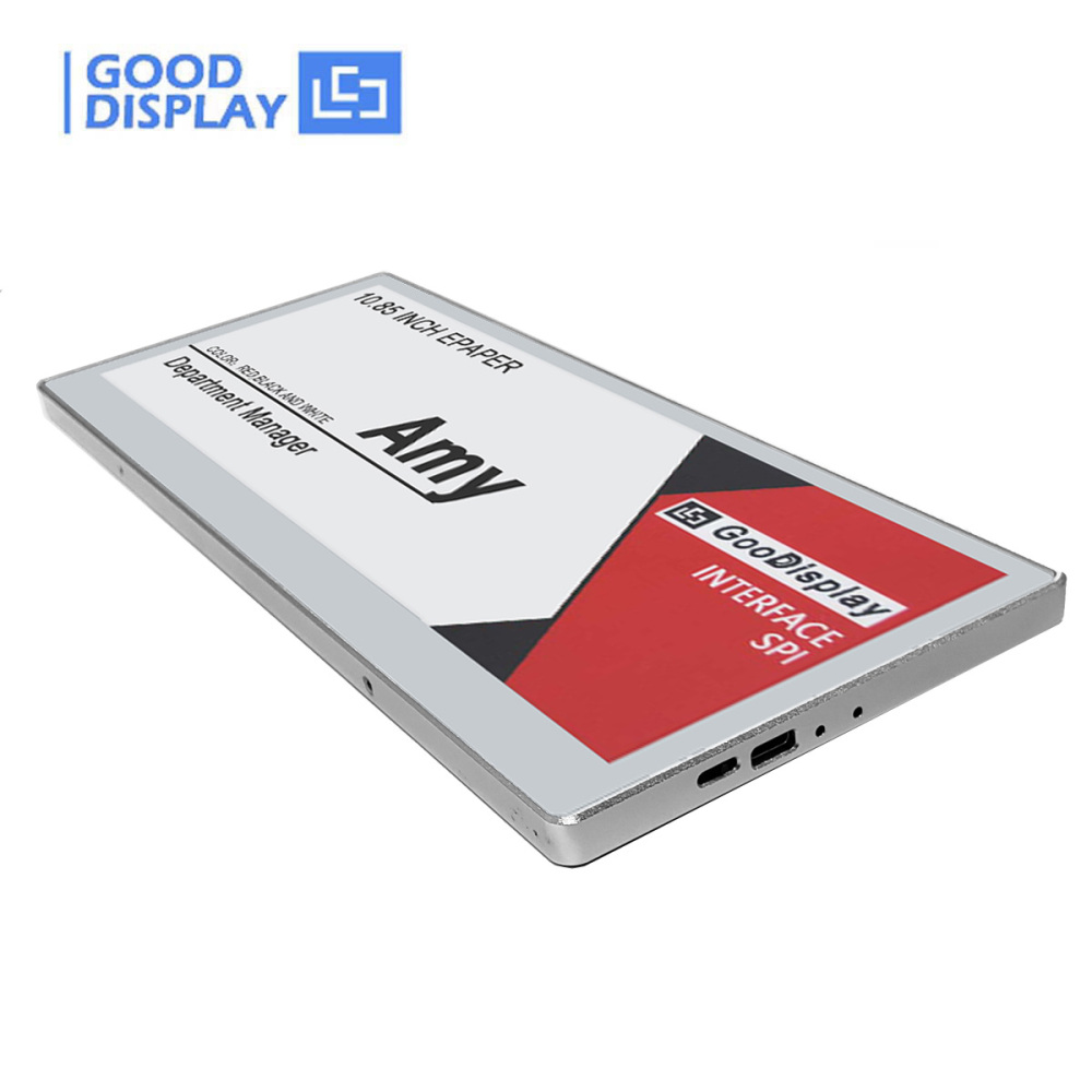 110.85" 3-Color E Paper Conference Room Scheduler Smart Bluetooth E Ink Display, DM1085TAB1M