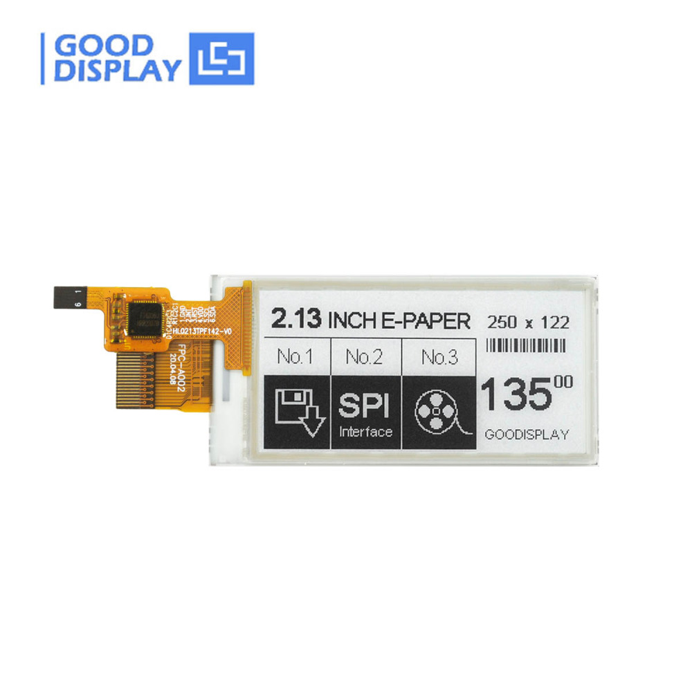 2.13 Inch E-Paper Display with Touchscreen 250x122 Resolution Partial Screen Refresh SPI Interface GDEY0213B74-T11
