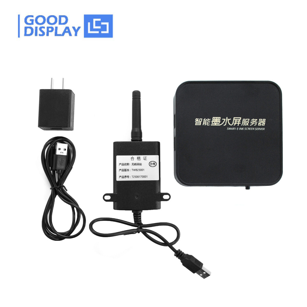 10.85" 4-Color Solar E Ink Conference Nameplate Dual-Side Bluetooth 5.0 E-Paper Desk Display with Open API & OTA Update, DM1085FVB2U