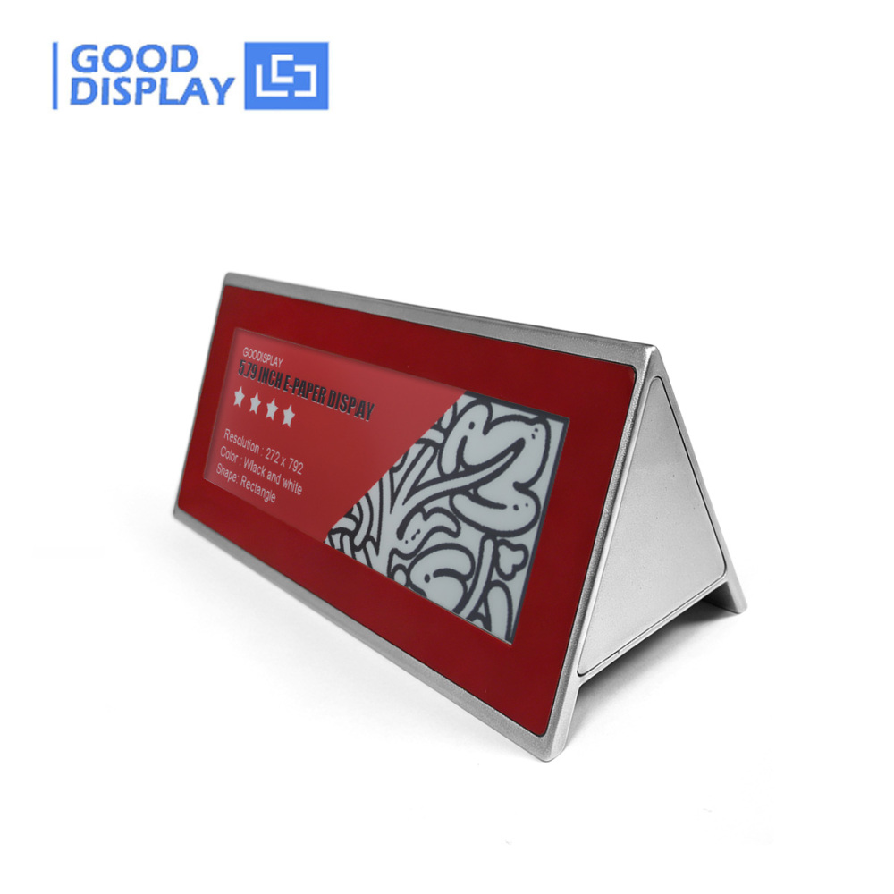 5.79-inch Tri-Color E-Paper Conference Table Cards Red E-Ink Digital Office Signage Display for Meetings & Events, DM0579TAB2/DM0579FAB2