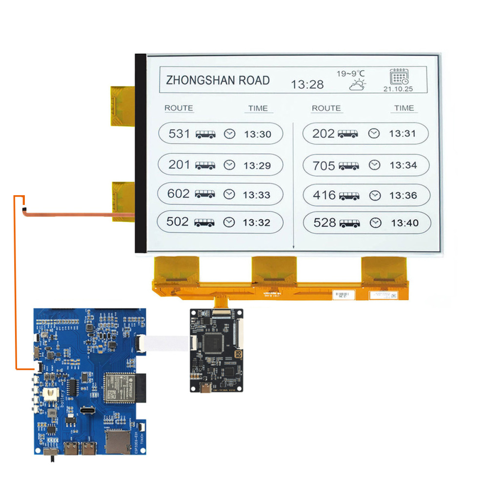 13.3" A4 E Ink Carta 1300 Displays with Front Light E-paper Wide Temperature Range -15℃~65℃, GDEP133UT3-FL
