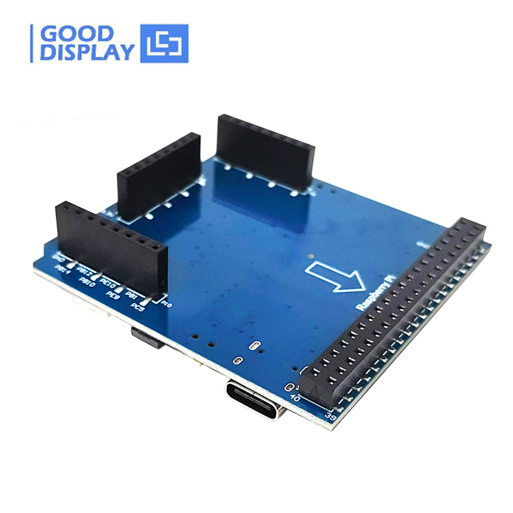 24PIN E-Paper Adapter Board Front Light, Touch, SD Card SPI Raspberry Pi & DESPI-M02L Compatible, STM32-FT01
