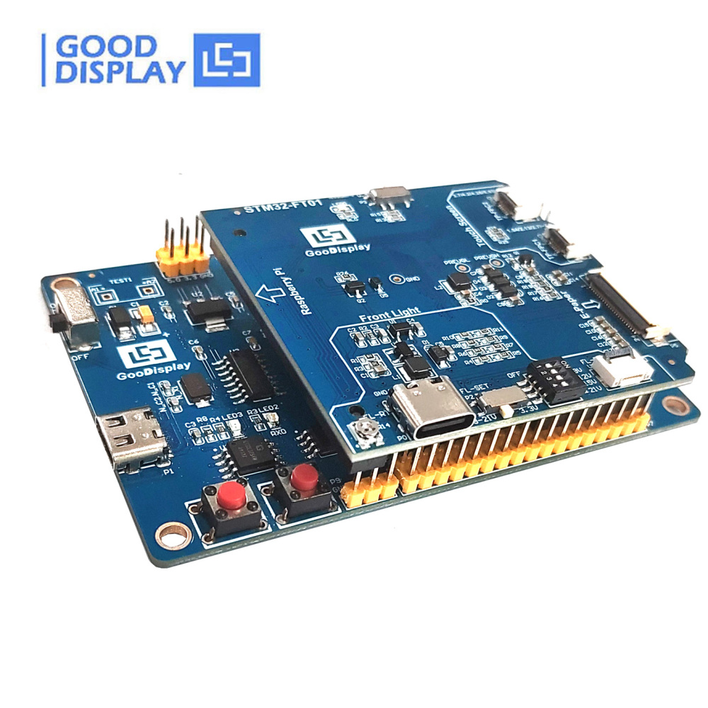 24PIN E-Paper Adapter Board Front Light, Touch, SD Card SPI Raspberry Pi & DESPI-M02L Compatible, STM32-FT01
