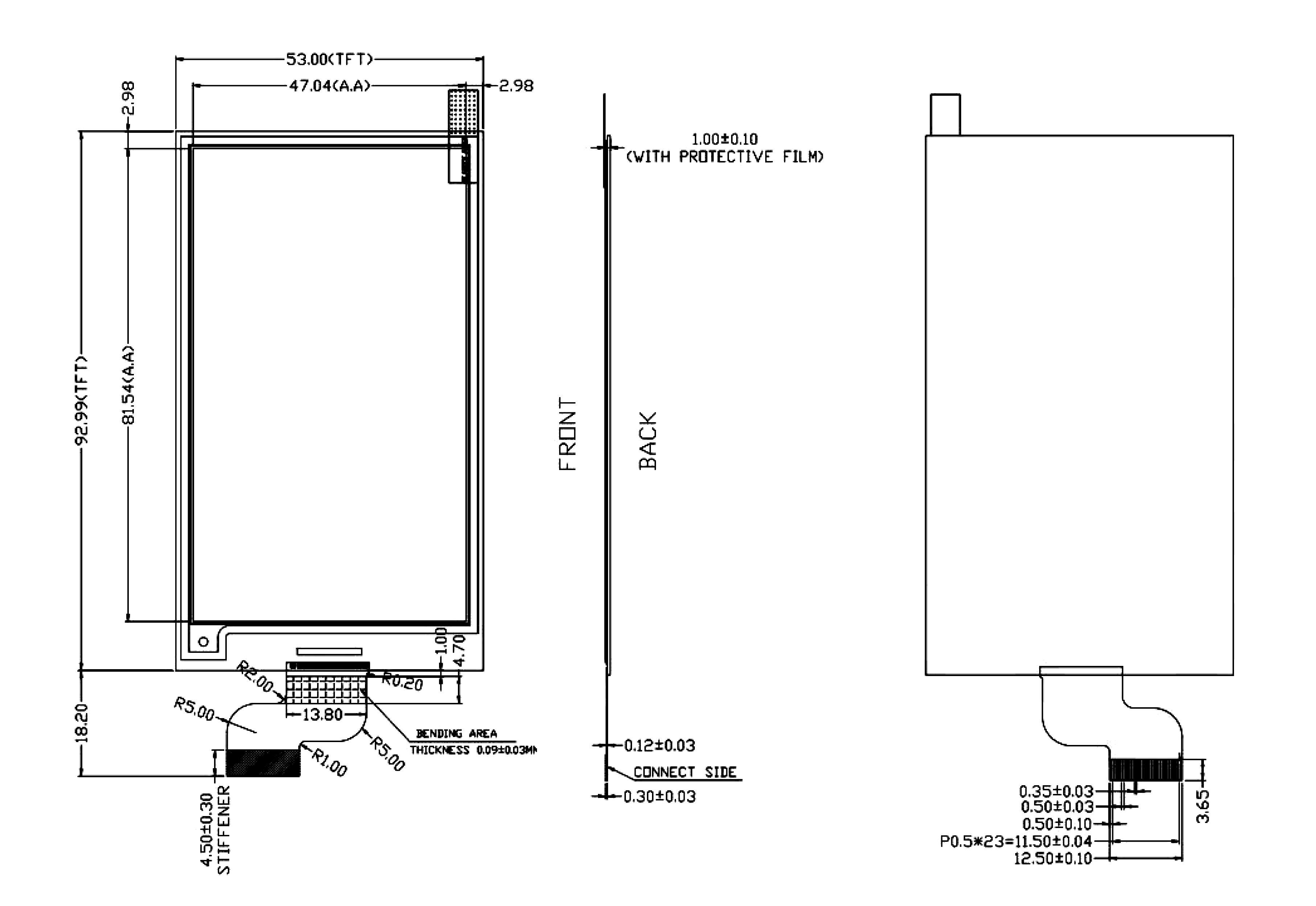 GDEM037F36 drawing details