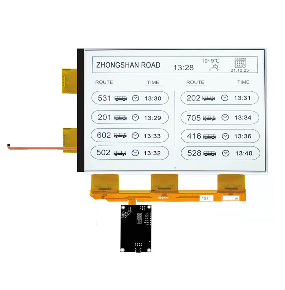 13.3" A4 E Ink Carta 1300 Displays with Front Light E-paper Wide Temperature Range -15℃~65℃, GDEP133UT3-FL