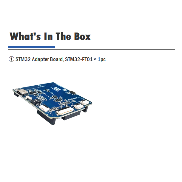 24PIN E-Paper Adapter Board Front Light, Touch, SD Card SPI Raspberry Pi & DESPI-M02L Compatible, STM32-FT01
