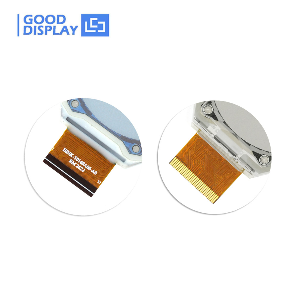 1.69" Circular Spectra 6 Color E Ink Display 400x400 pixels 262K Color ePaper GDEH0169E02