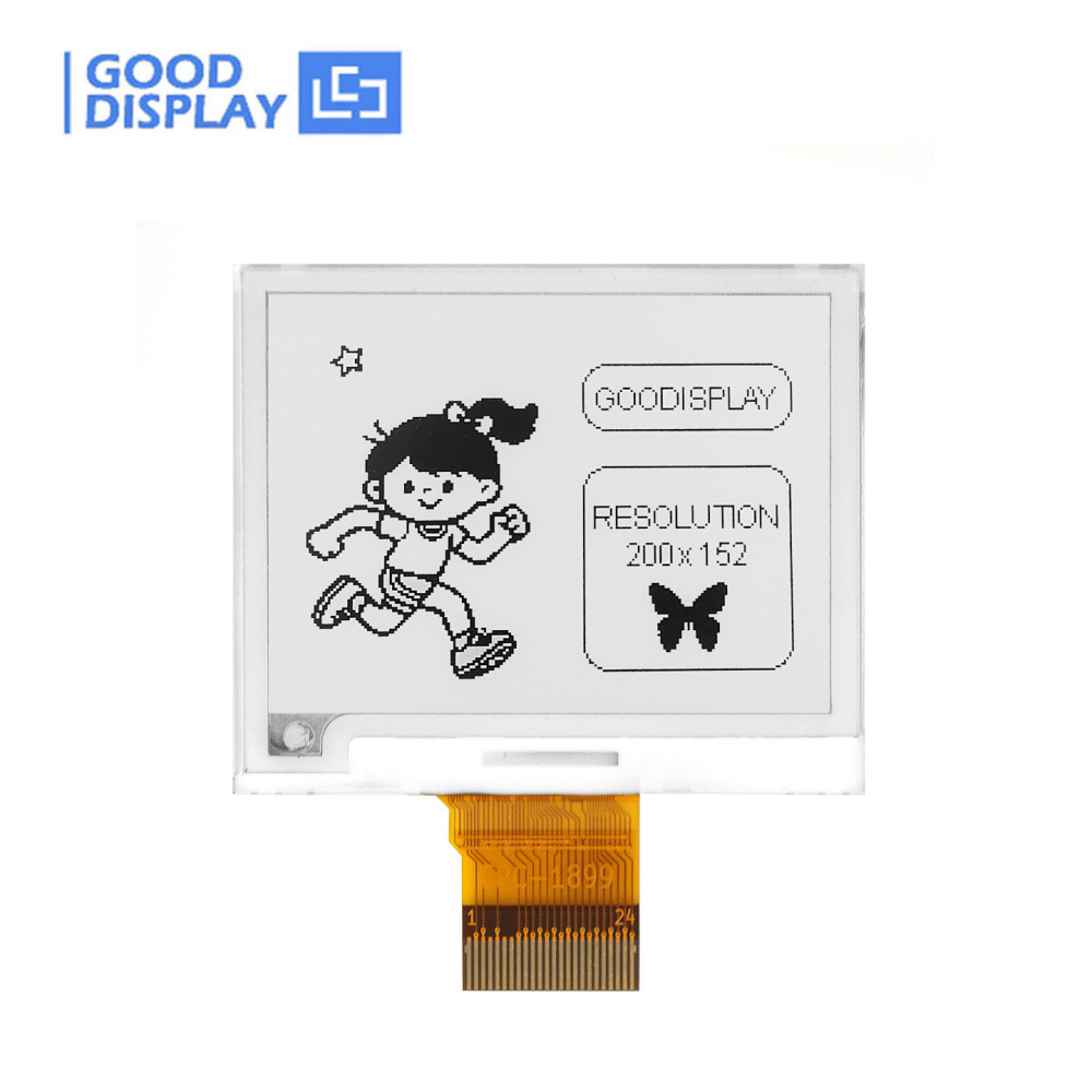 Ultra-low power 1.89" Mono 200x152 E-Paper Display 0.3s Refresh SSD1681 EPD 133PPI, GDEM0189T61