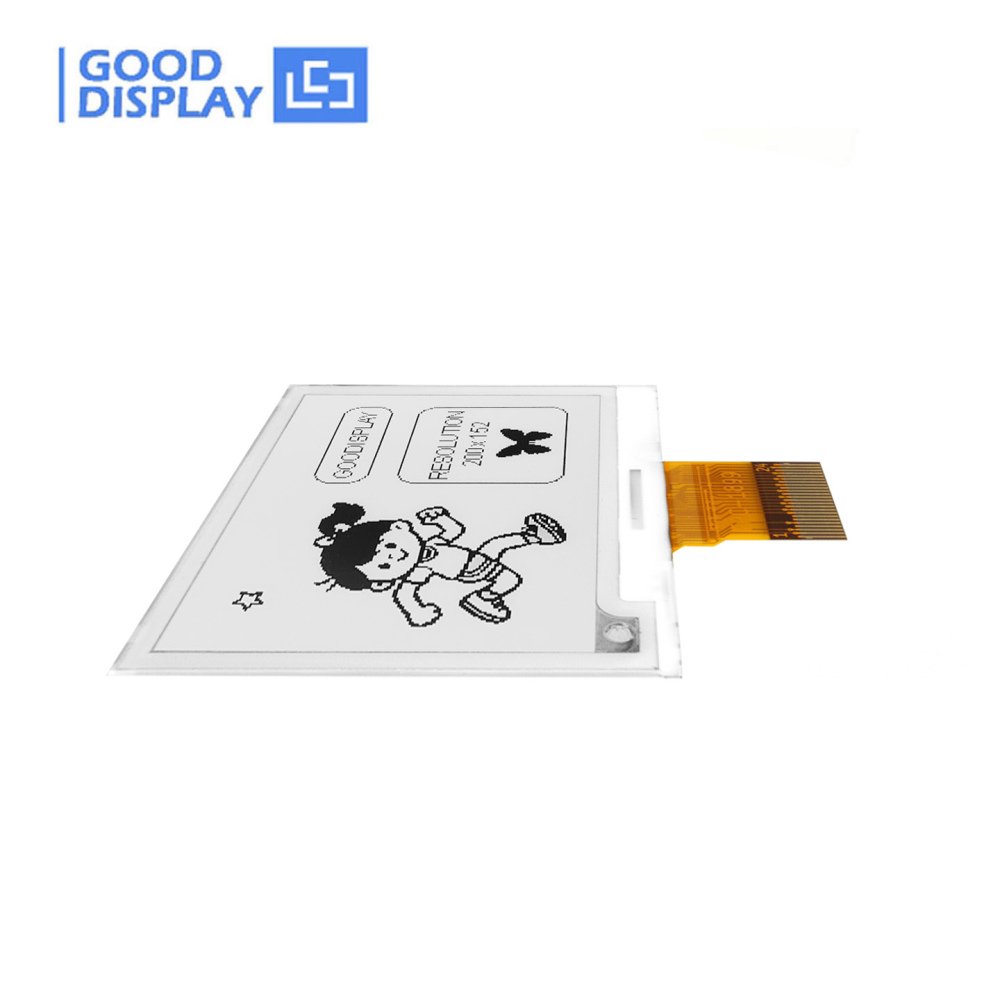 Ultra-low power 1.89" Mono 200x152 E-Paper Display 0.3s Refresh SSD1681 EPD 133PPI, GDEM0189T61