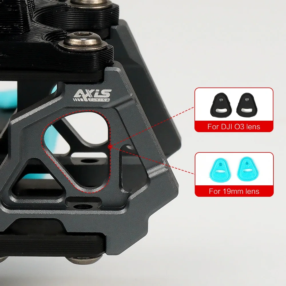 Axisflying MANTA 3.6 inch Frame Kit Squashed X  FPV Freestyle Cinematic Drone DIY Parts