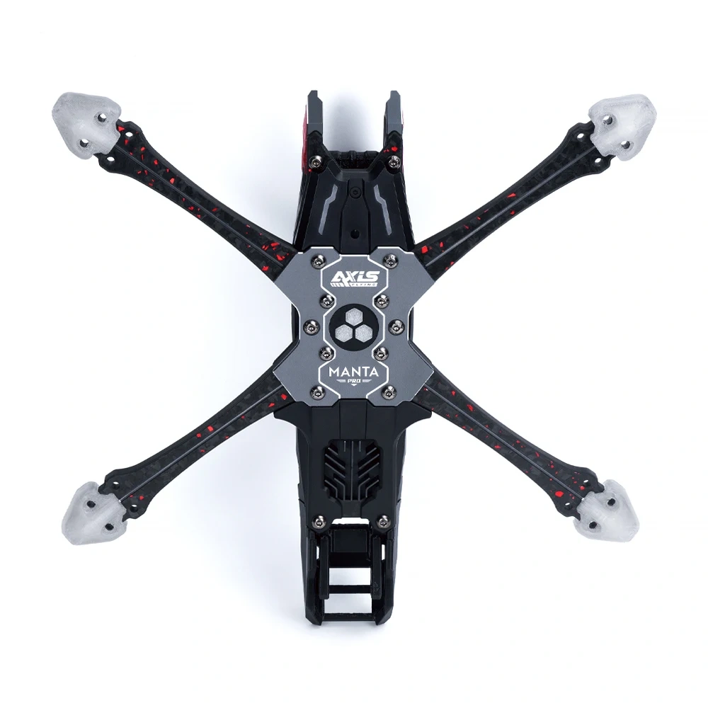 Axisflying Manta 5 Pro Frame Kit Squashed X Frame for 6S FPV Cinematic Freestyle Drone