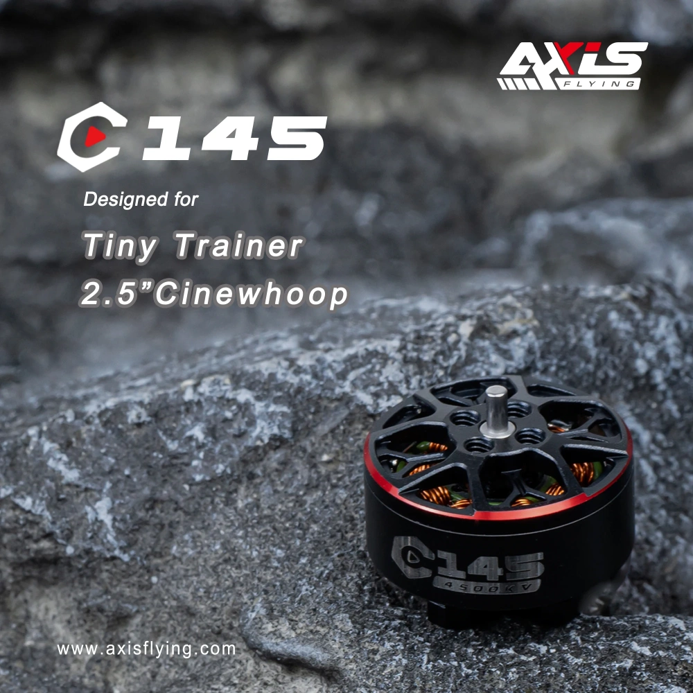 Axisflying  C145 Brushless Motor 1404.5 for 2.5inch 4500KV  FPV Drone / Cinewhoop / Cinematic /  Freestyle  DIY Parts