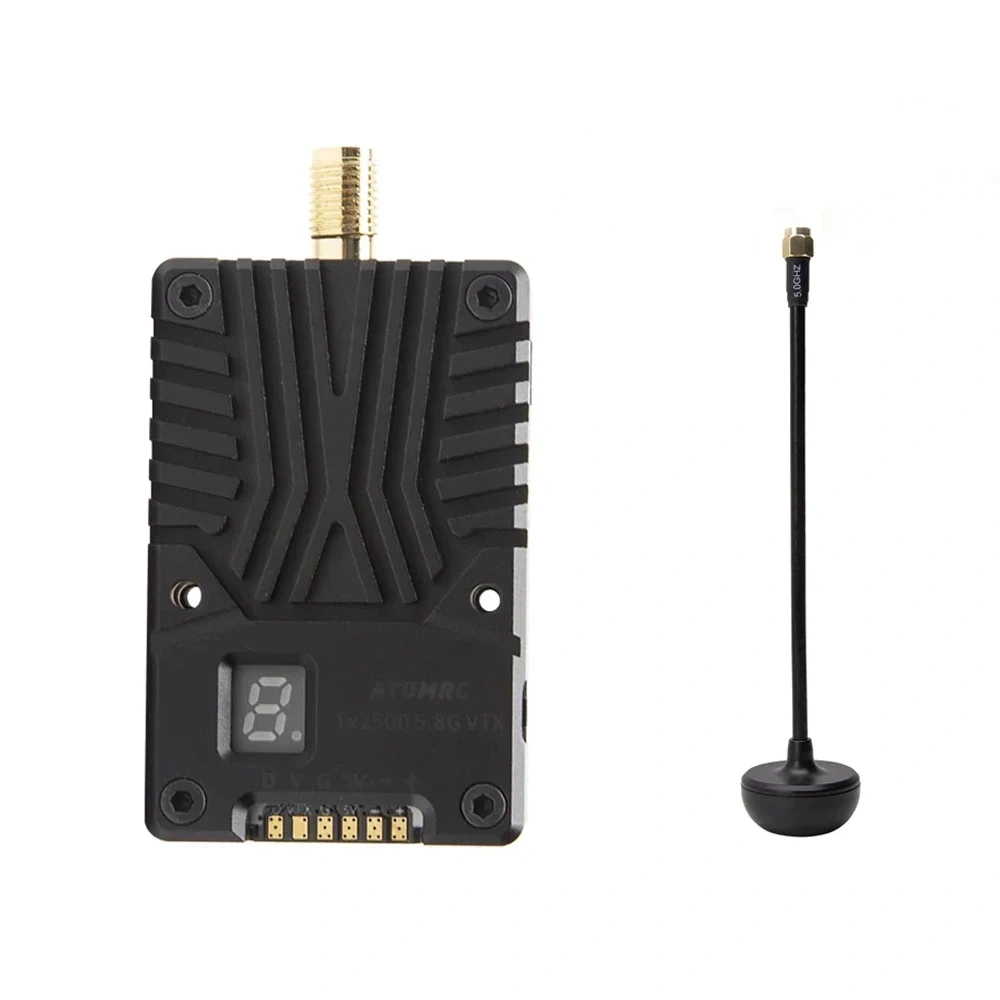 SKYZONE TX2500 VTX 5.8G 2.5W with Antenna Video Transmitter shell Heat Dissipation Structure Support 5G Hz for RC FPV Drone