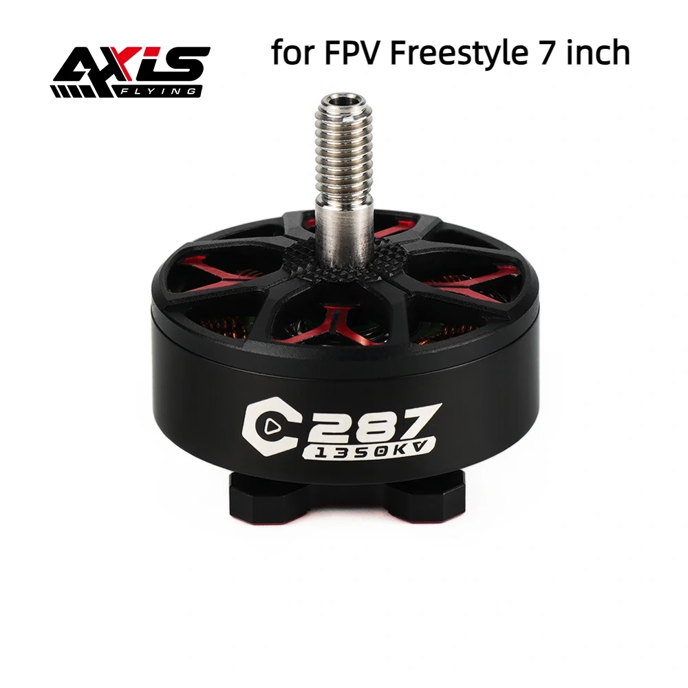 Axisflying 4PCS C287 2807 Brushless Motor 1350KV 1750KV  4-6S for FPV  Drone Freestyle 7inch Long Range LR7 Model DIY Part