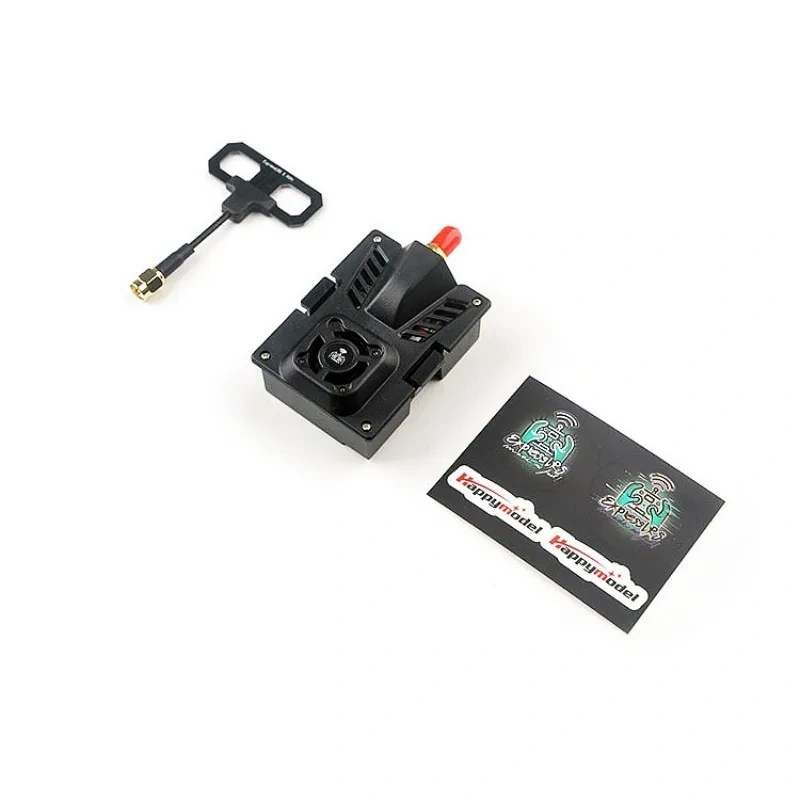 HappyModel ES24TX Pro Micro TX 1000mW 2.4G ELRS Module with Cooling Fan RGB LED Module for RC FPV Airplane Drone