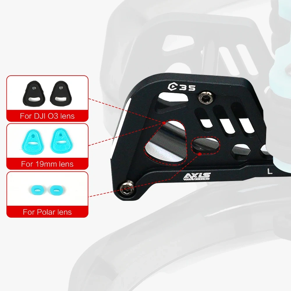 Axisflying Cineon C35/ 3.5inch FPV Frame Kit with Guard Cinewhoop for FPV Freestyle Cinematic Drone O3 Version