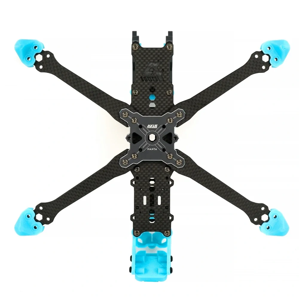 Axisflying MANTA5" / 5 inch FPV Drone Frame Squashed X  Frame Kit Freestyle Cinematic Drone
