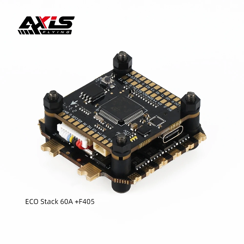 AxisFlying Argus ECO STACK 60A ESC +F405 6S for FPV Freestyle Drones DIY Parts