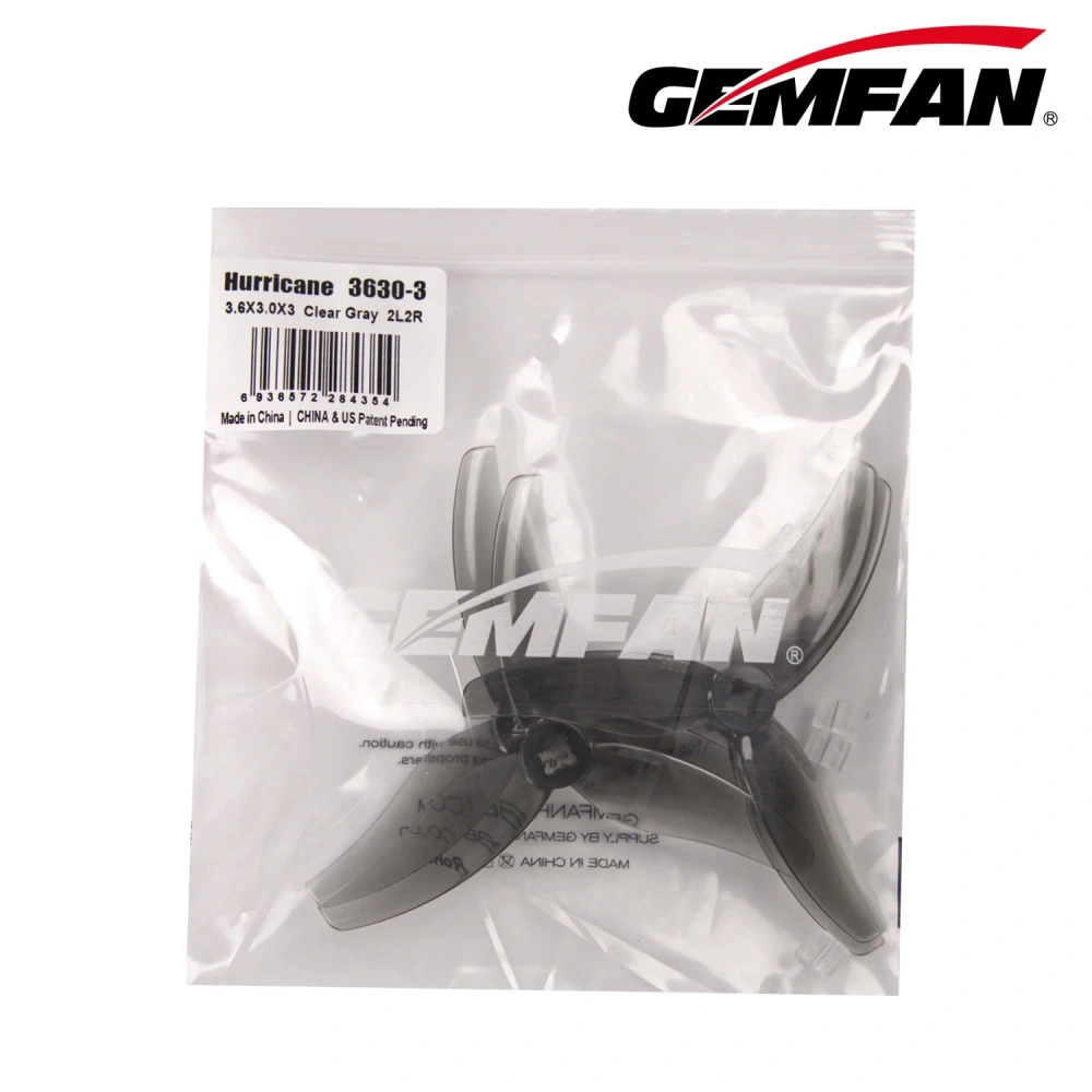 2/4/8 Pairs  3.5inch Propeller Gemfan Hurricane 3630 Props 3-Blade PC Propeller for FPV Freestyle Drone