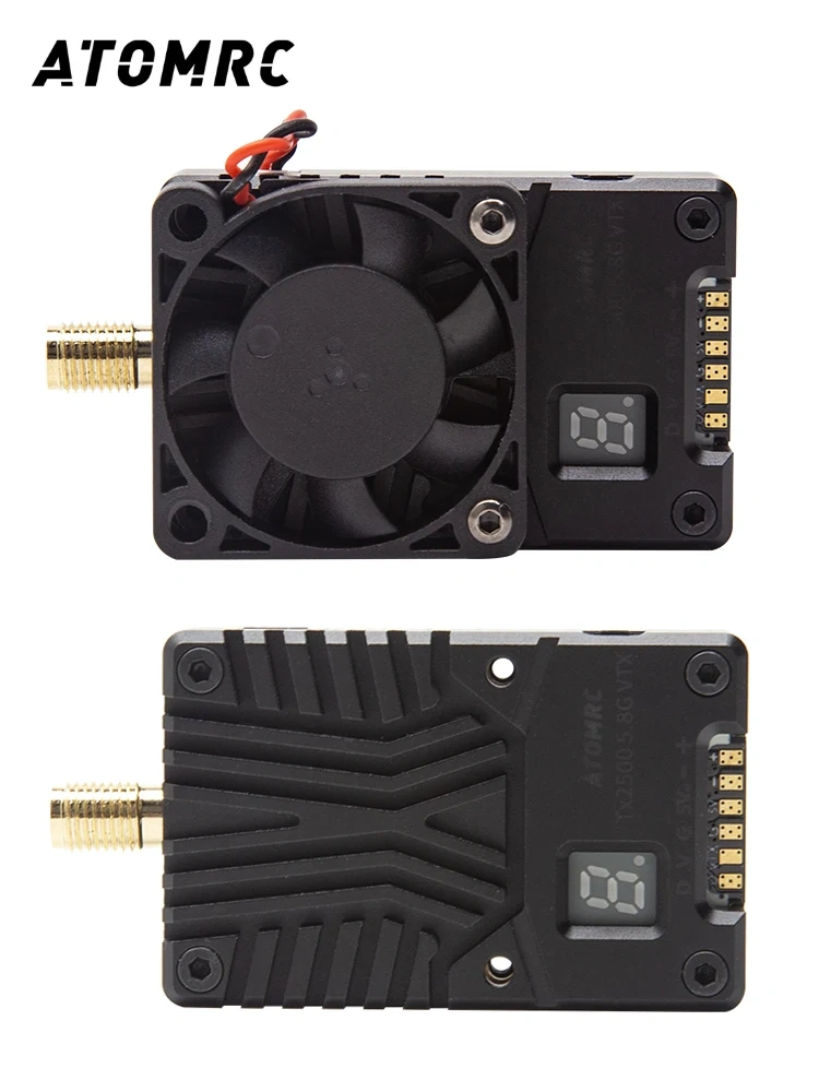 SKYZONE TX2500 VTX 5.8G 2.5W with Antenna Video Transmitter shell Heat Dissipation Structure Support 5G Hz for RC FPV Drone