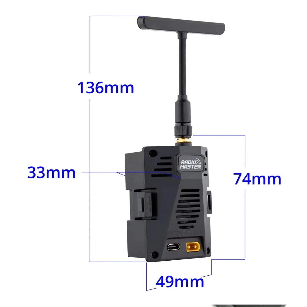 RadioMaster Ranger Micro 2.4GHz ELRS Module Combo Set for TX16S MKII TX12 MKII