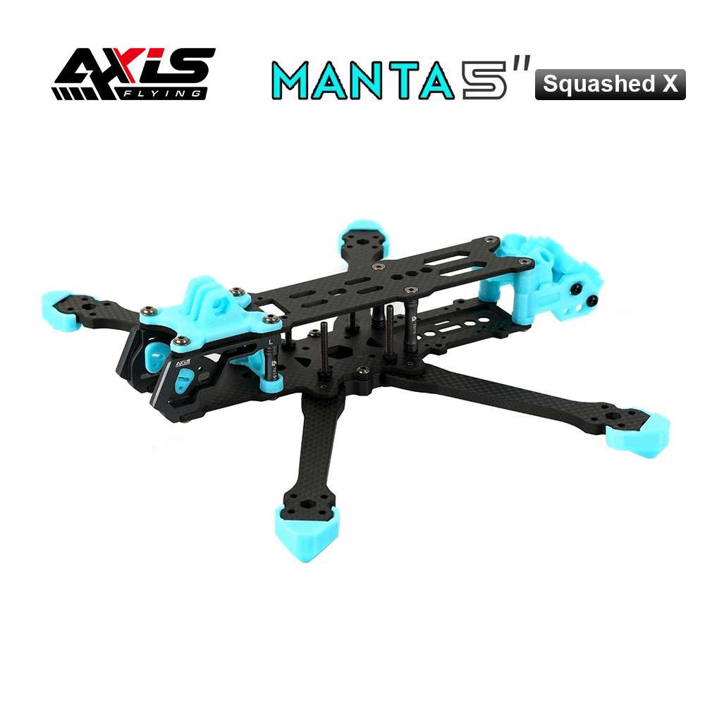 MANTA5" / 5inch fpv freestyle Squashed X