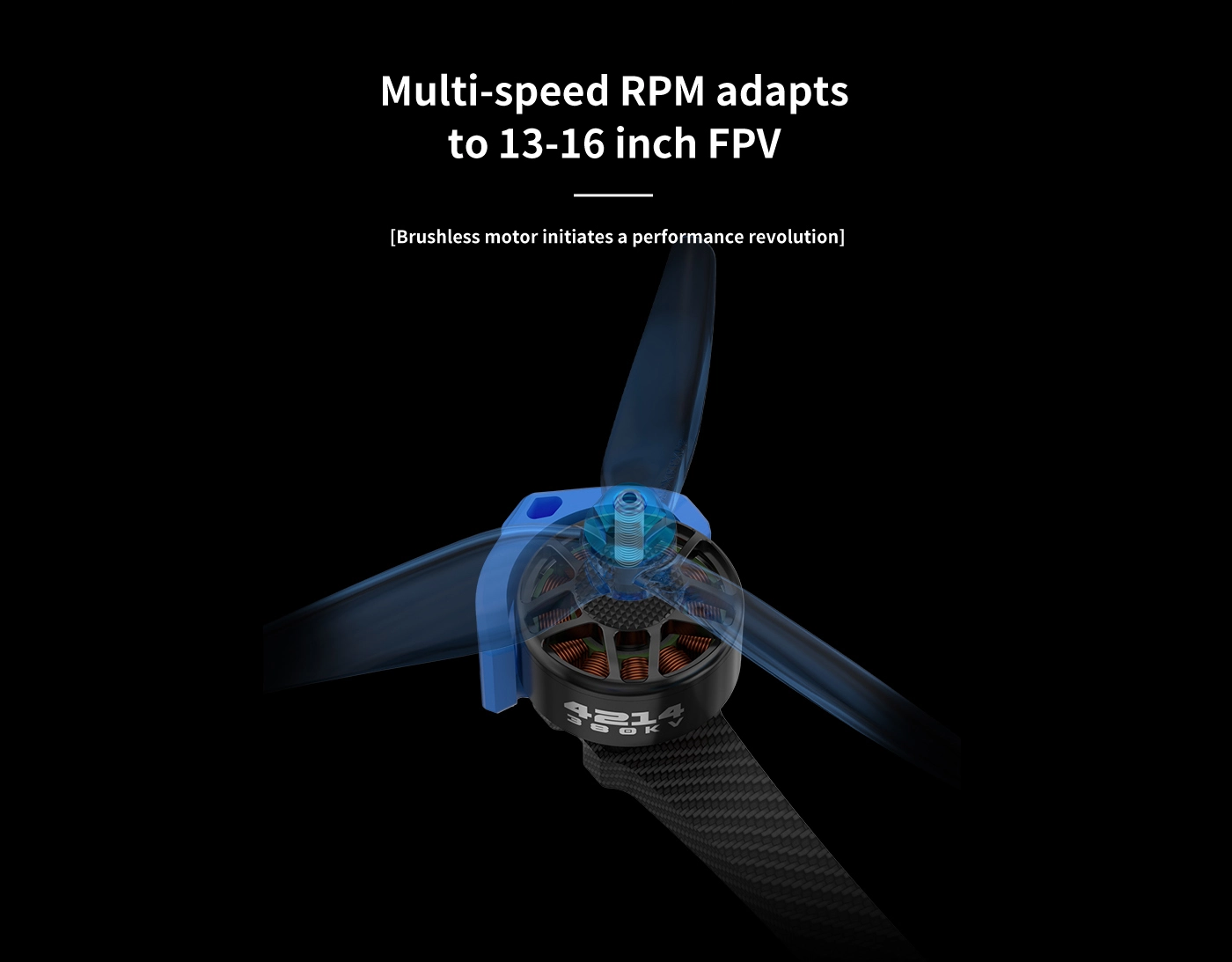 Axisflying AZ4214 6-12S 380KV Brushless Motor 5 quality,q 100