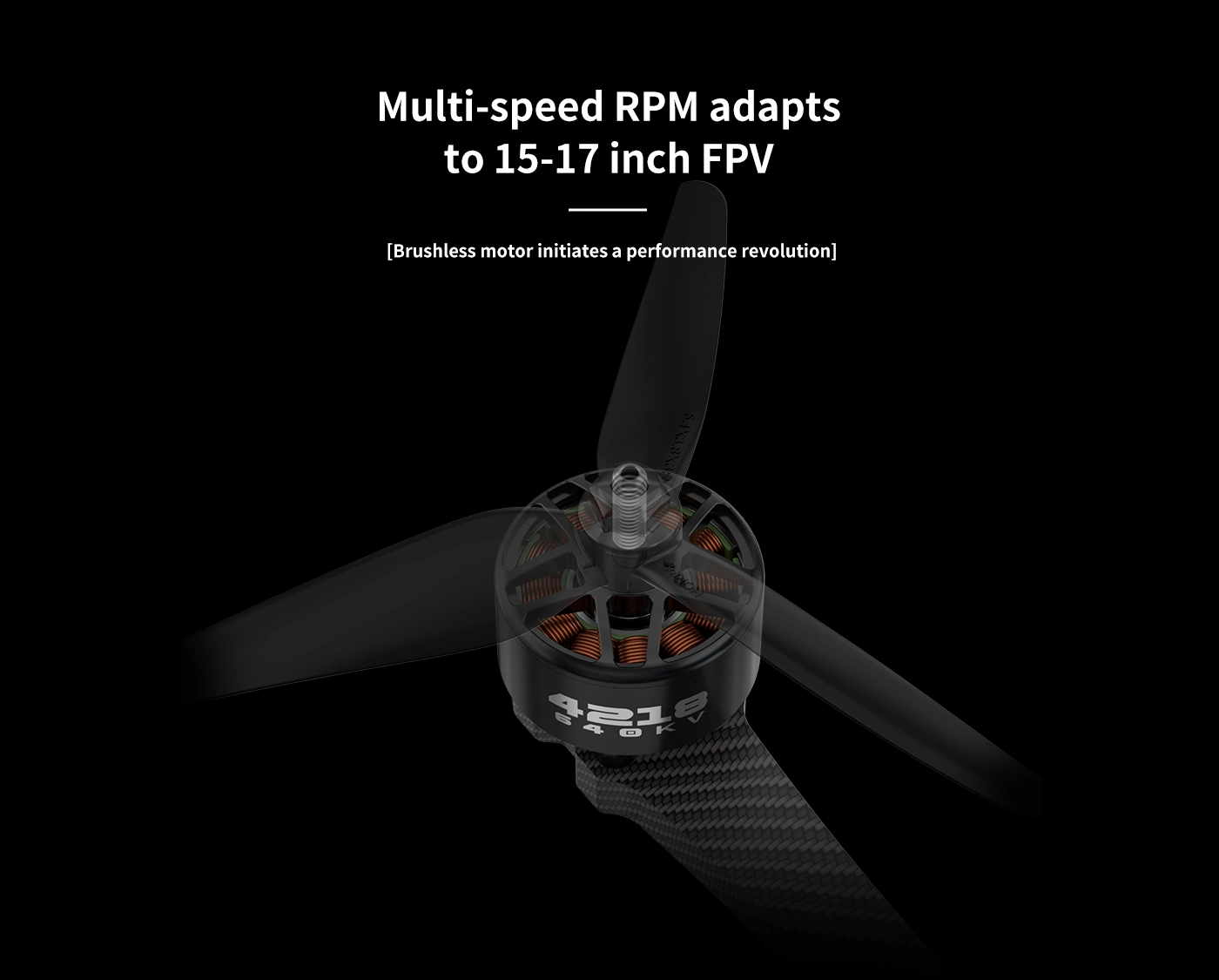 Axisflying AZ4218 5-12S 640KV Brushless Motor 4 quality,q 100