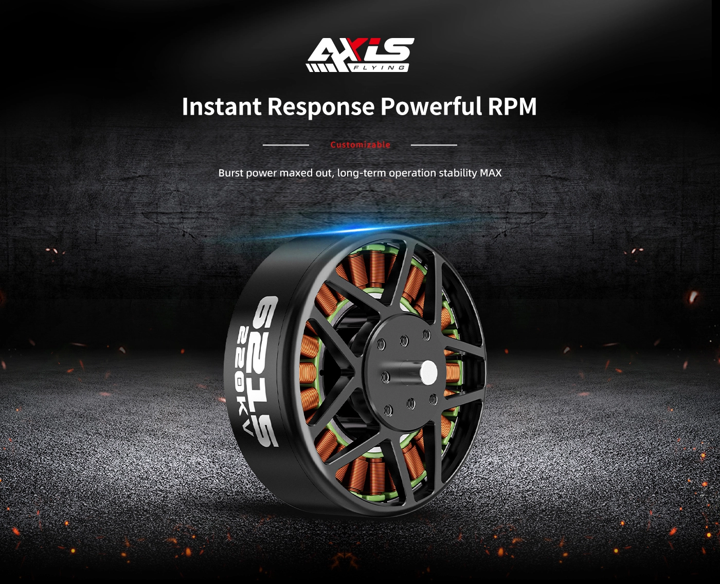 Axisflying AZ6215 12S 220KV Brushless Motors (4PCS) 4 quality,q 100